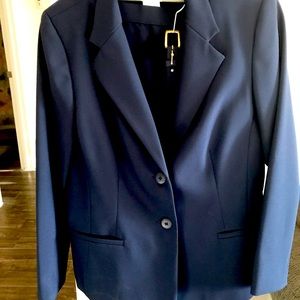 Navy blue, ladies business suit, size 12P